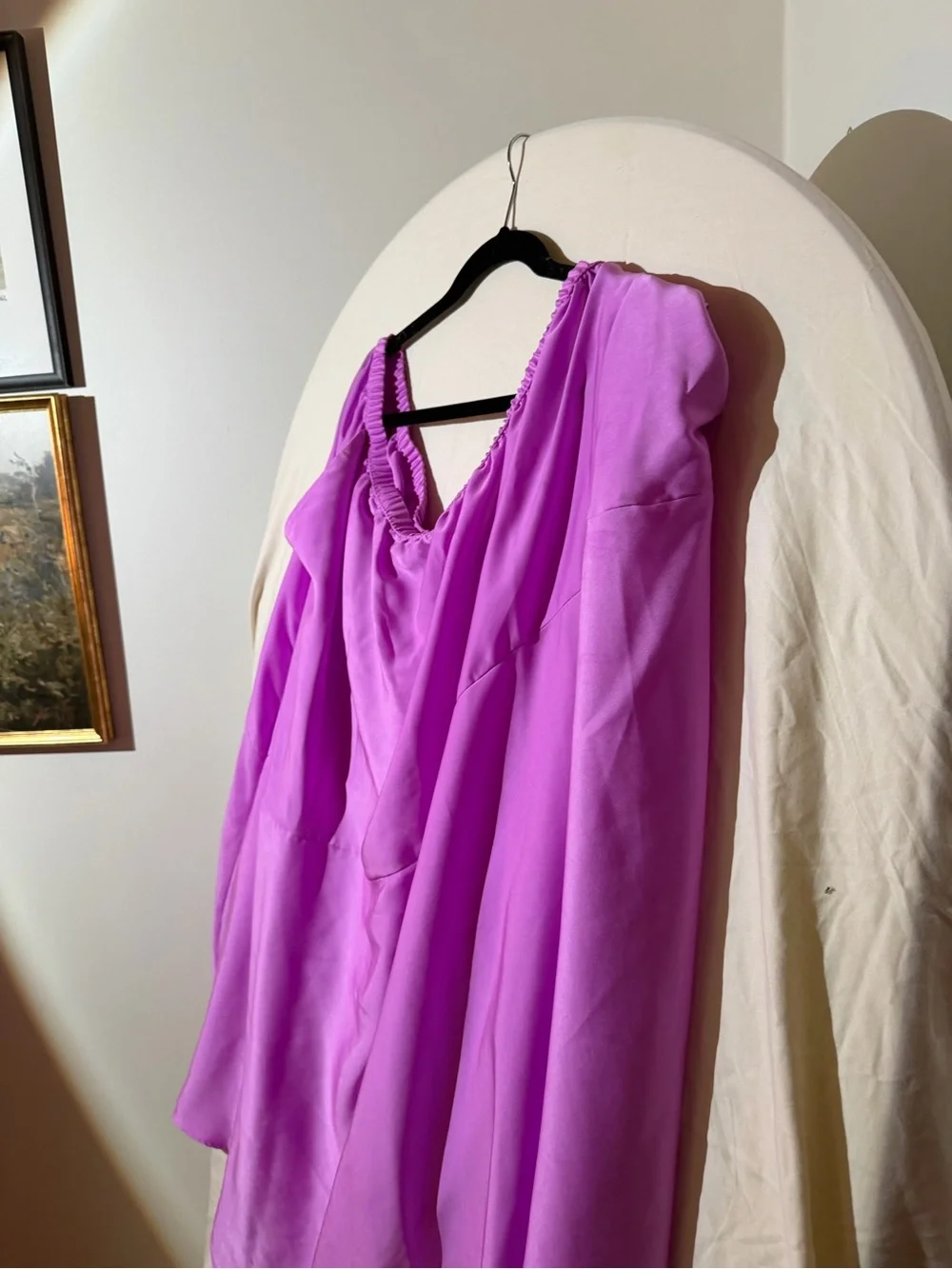 Target Lavender Pink Elastic Waist Midi Skirt